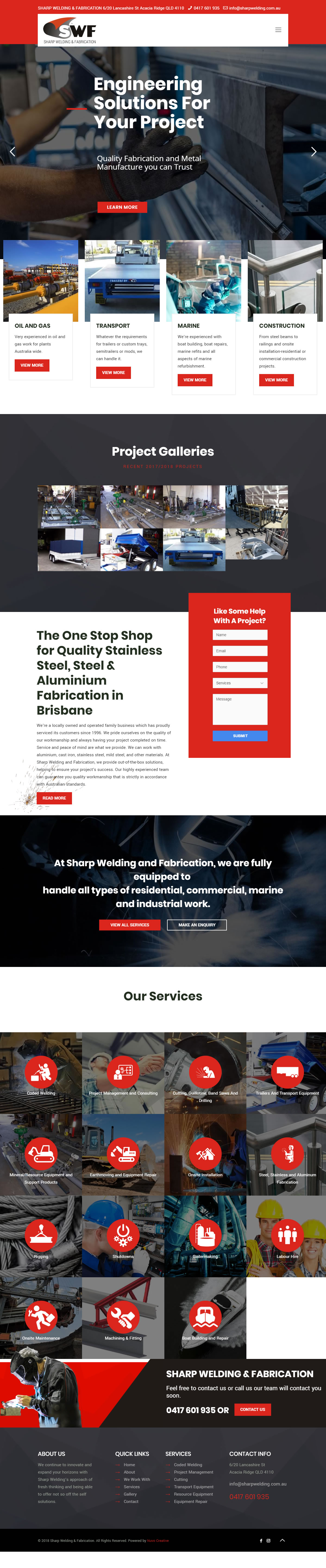 Visit Sharpwelding.com.au